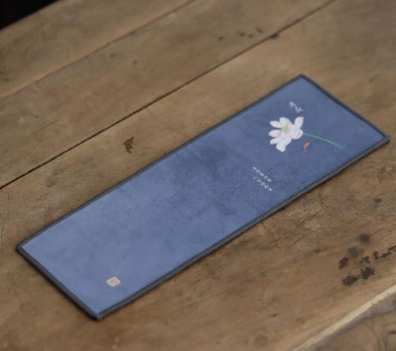 Double-sided tea towel, thickened tea cloth, absorbent towel, tea set, coffee table, tea tray, tea tablecloth, matcha table tea