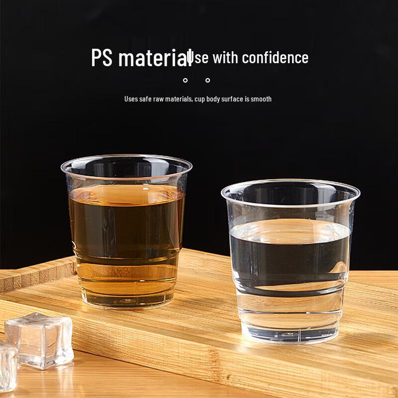 

Gureide 150ml Disposable Thickened Plastic Aviation Cups, 50-Pack