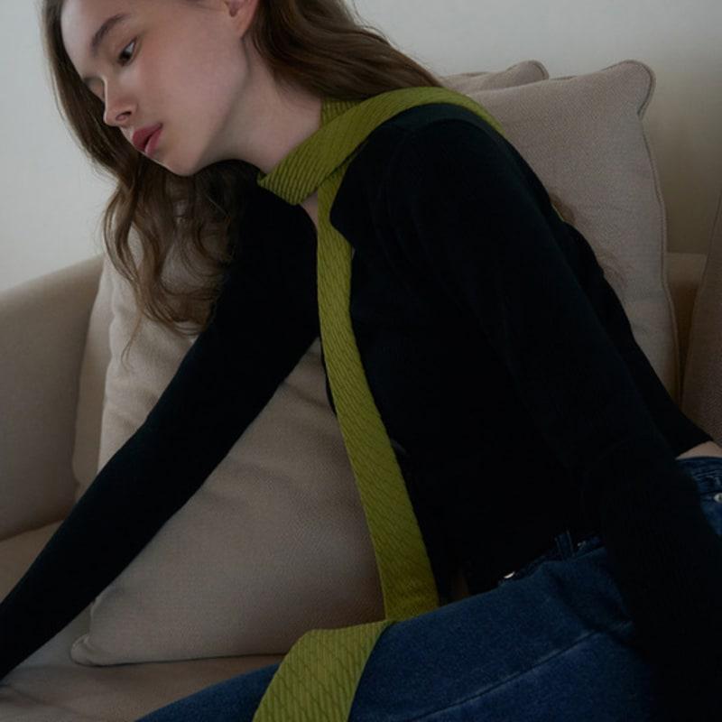 DRAWFIT WOMEN Layered Twill Tie [2COLORS]