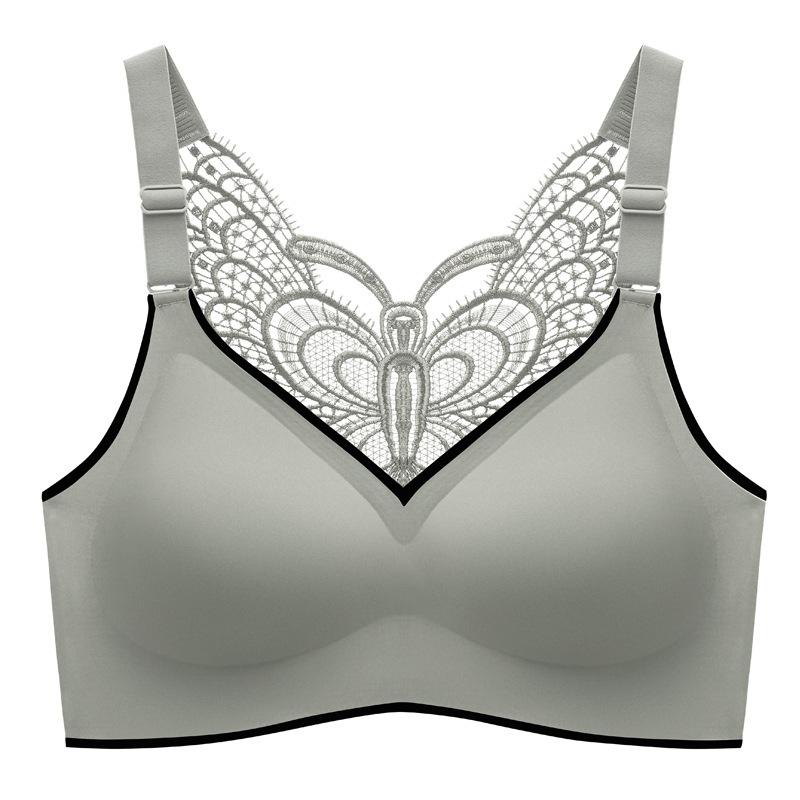 Seamless Butterfly Beauty Back Bra Plus Fat Plus Size Underwear Women's Camisole No Steel Ring Wrap Tube Top Bra