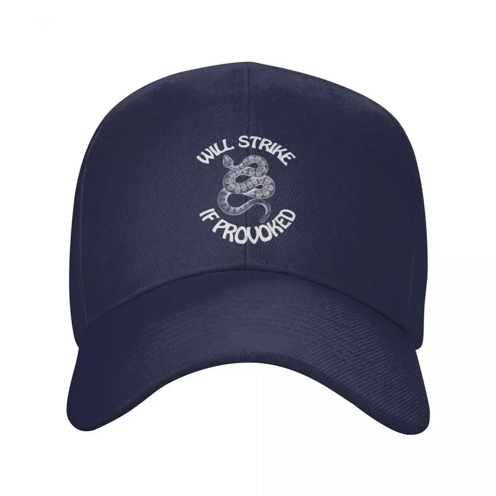 Will Strike if Provoked Rattlesnake - Union Strong Baseball Cap Snapback Cap sun hat Caps Male Women's
