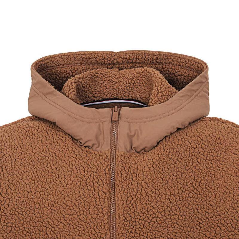 Jordan Flight AS M J Sherpa Top Soft Comfortable Versatile Long Sleeve Hoodie Men Tops Brown FV7453-223