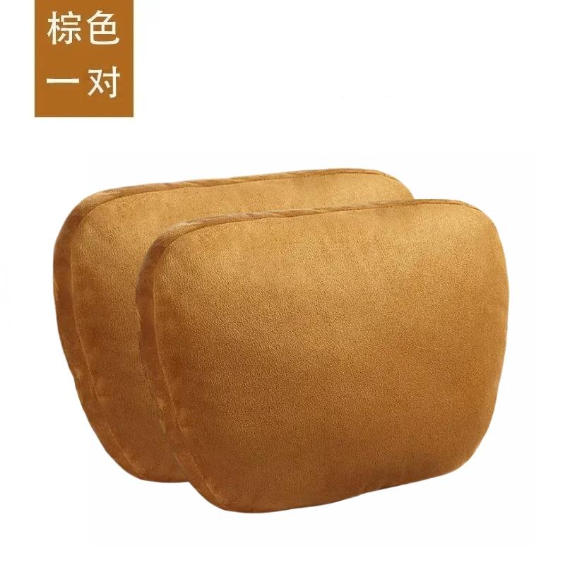 2pcs Top-Quality Car Headrest Neck Support Seat Cushion Pillow S-Class Soft High Elastic Back Rest Auto Adjustable  Nek Pillows