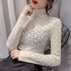 Blouses for Women Autumn Winter Lace Elegant Indoor Wear Women's Shirts Long Sleeve Tops Fine Clothes