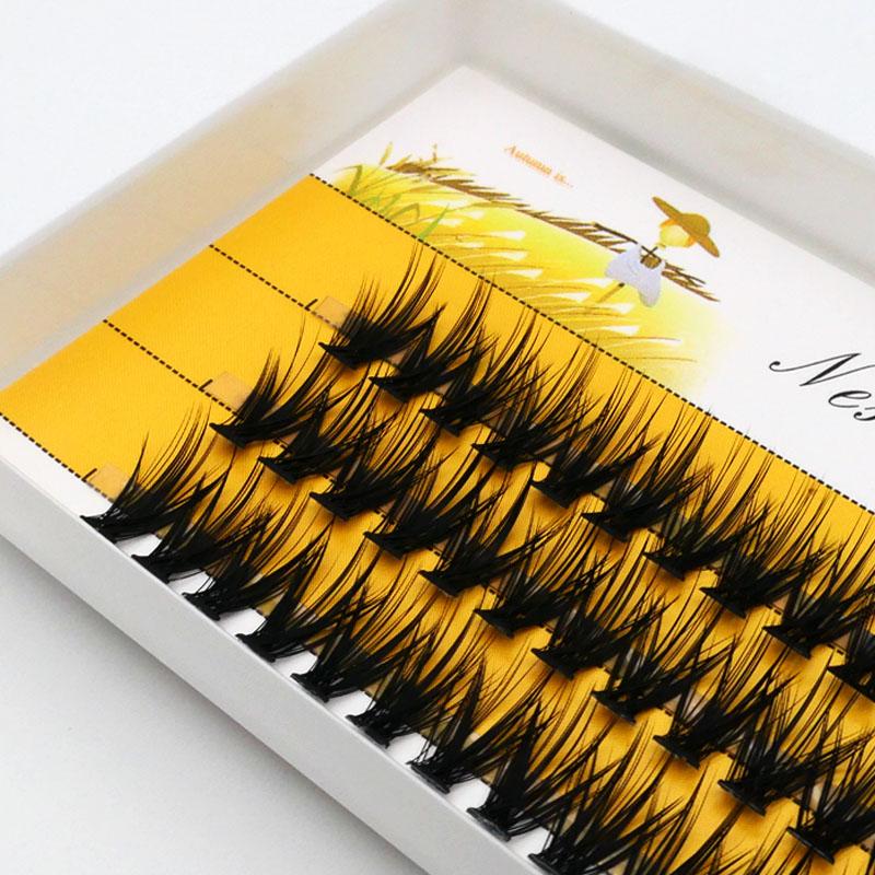 1 Box/36 Bundles of 40D Fake Eyelashes Mink Individual  Eyelashes Natural Thick lashes,Eyelash Extensions for Make Up