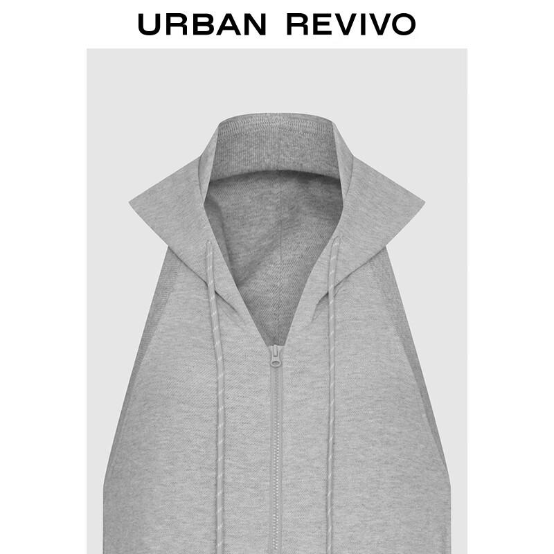 UR 2025 Women's Casual Hooded Drawstring Backless A-Line Dress