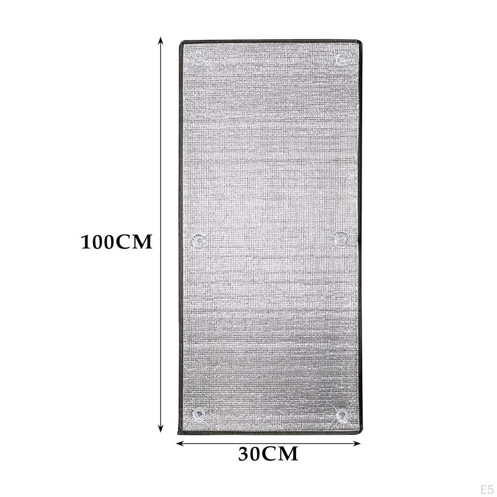 Aluminum Foil Insulation Film Blackout Window Reusable, Sun Protection, Glass Privacy for