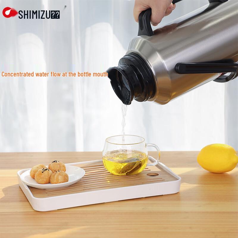 

SHIMIZU 304 Stainless Steel Thermos with Glass Liner