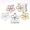 Hollow Flower Alloy Pendants, Retro Alloy Small Floral Pendants for DIY Jewelry Accessories