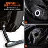 Active Winner Motorcycle Cover, Durable Thick Fabric, Water-Repellent, UV Protection, Windproof, with Keyhole (LL Size, Black)