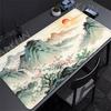 Landscape Ink Painting Mouse Pad Watercolor Mountain View Desk Mat NonSlip Waterproof Smooth For Office Home Desktop Decoration