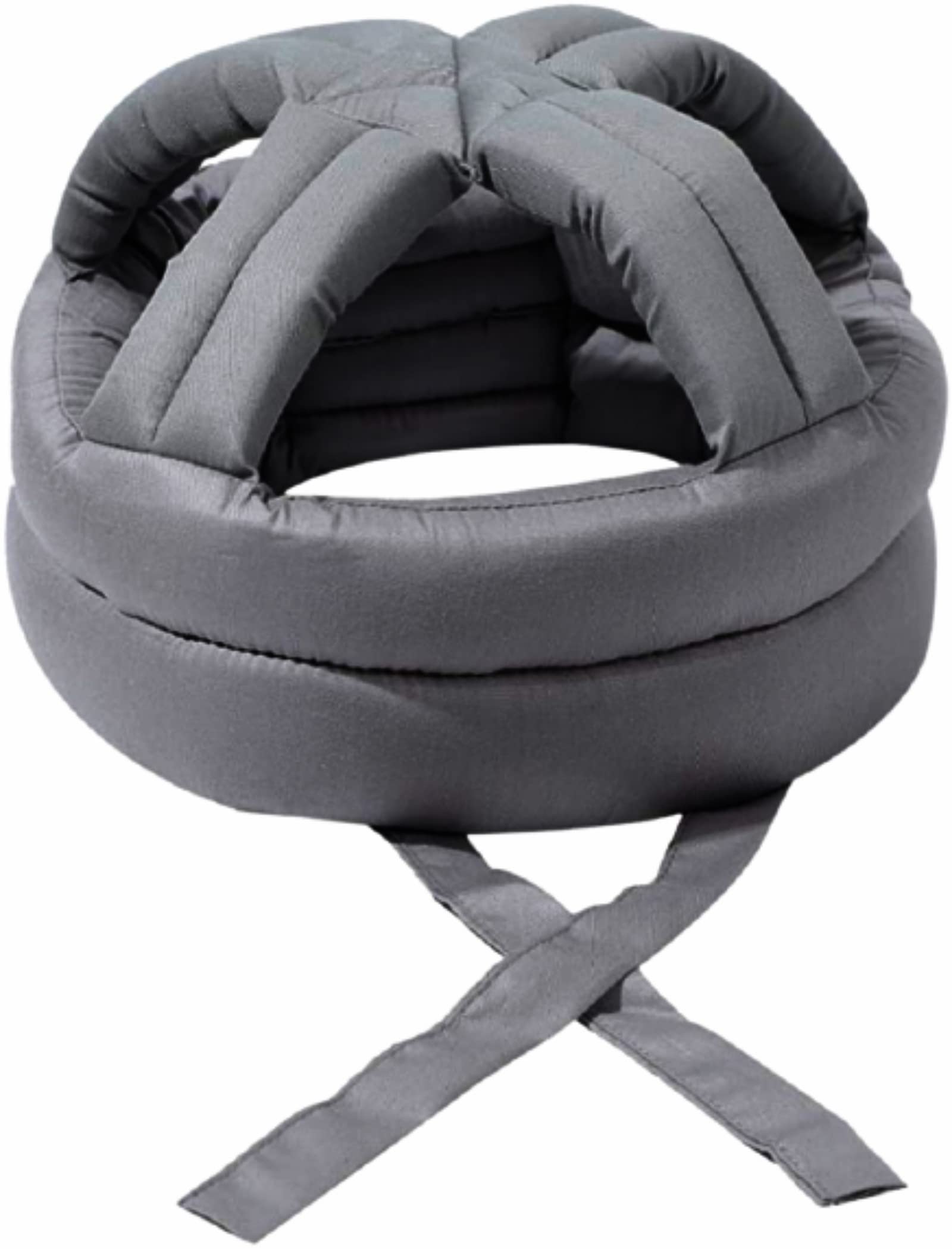 

[Куб Гвоздики] Защита головы - Защита от падений, Легкая, Универсальный размер, для ухода за пожилыми и реабилитации - 2 типа (Светло-серый, Тип с подбородочным ремешком)