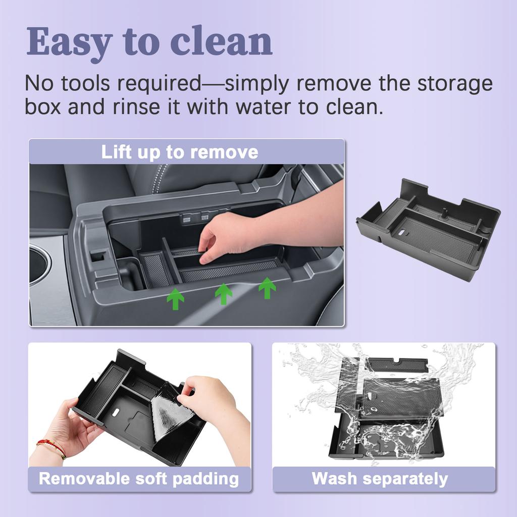 Center Console Organizer Tray for Nissan Murano 2017-2025 2025 2025 Armrest Storage Box Phone Holder Interior Car Accessories