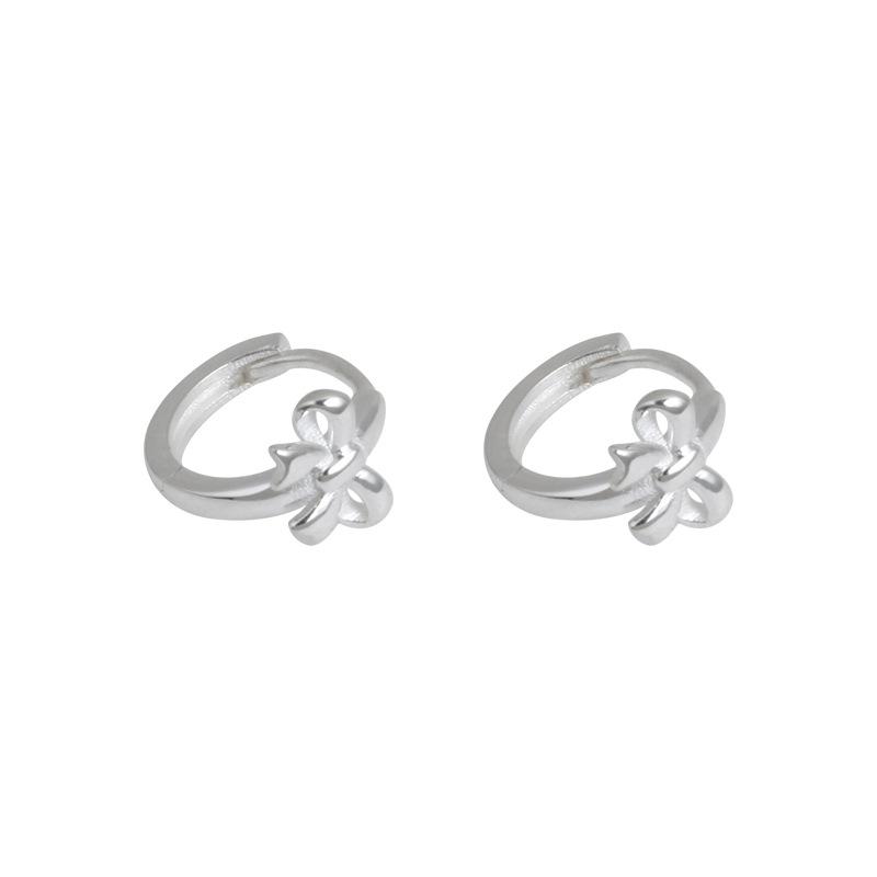 Bow Earrings for Women's New Style Versatile Student Fairy Temperament Earrings Trend