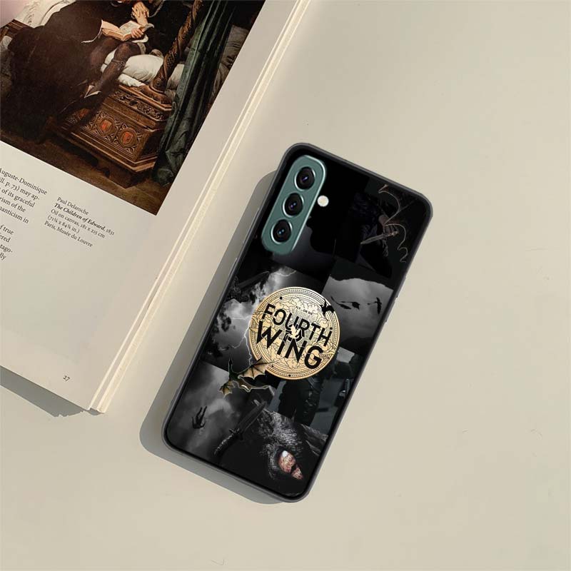 F-Fourth W-Wing Dragon Phone Case for Samsung A54 A14 A24 A34 A17 A37 A57 A55 A35 A25 A15 A07 A05S A04S A12 A22 A32 A52S A72 Gal