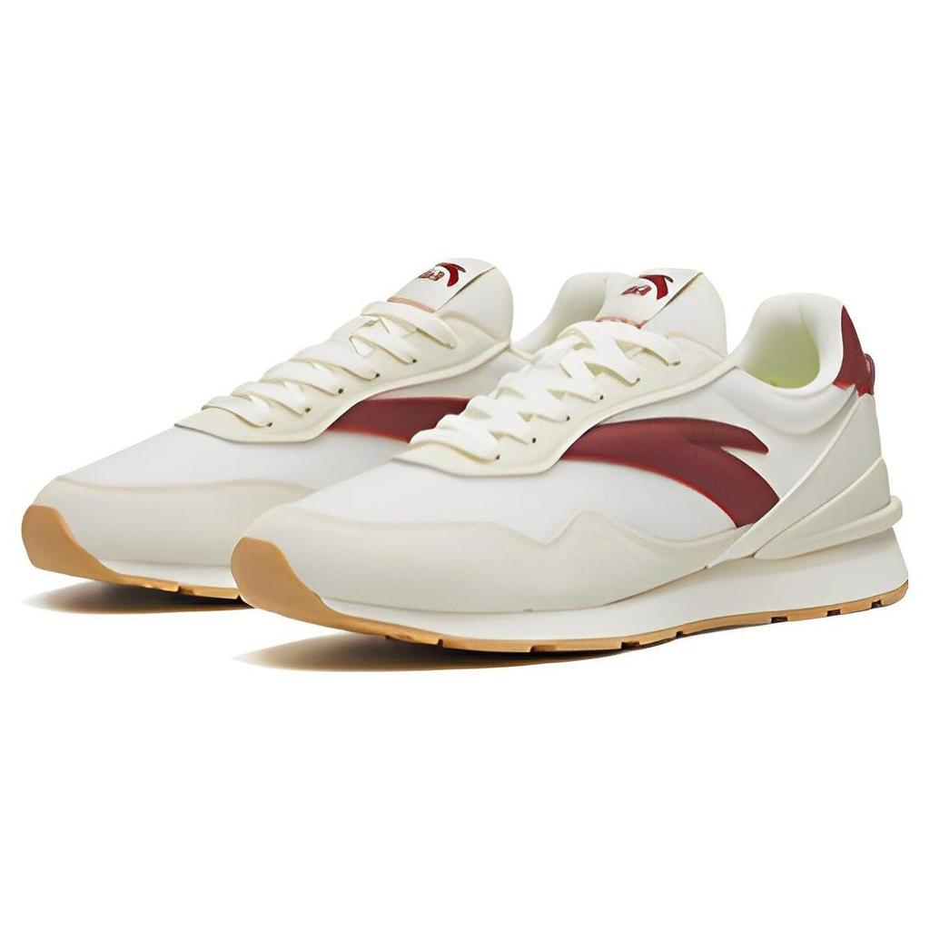 Anta Retro Low Top Casual Shoes Women White Light Blue 912328855-3