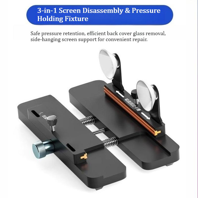 Multifunctional Fixing Clamp Mobile Phone Side Hanging Fixture for Screen Back Cover Glass Replacement Pressure Holding Tool