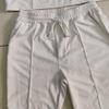 Men's Slim Fit Two-Piece Sportswear Set: Waffle Collar Short Sleeve Top + Long Pants