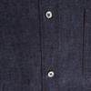 Used AUTHENTIC HERMES Indigo denim shirt size 37 Long sleeve Navy cotton