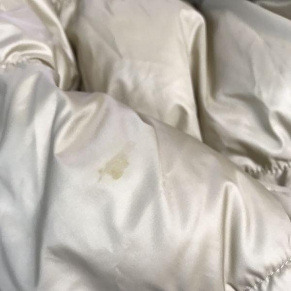 STRAWBERRY-FIELDS 80% Down Coat Outer Women's M Beige Volume Collar(USED)