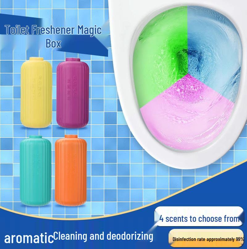 Pachet de 3 Curățitoare Antibacteriene pentru Toaletă: Deodorizare puternică, Detartrare parfumată, Eliminator de mirosuri de lungă durată