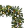 Weihnachtliche Rankenkrone Türhänger fallender Schnee Weihnachtsdekoration Rankenornament Ornament Anhänger Einkaufszentrum Szene Layout