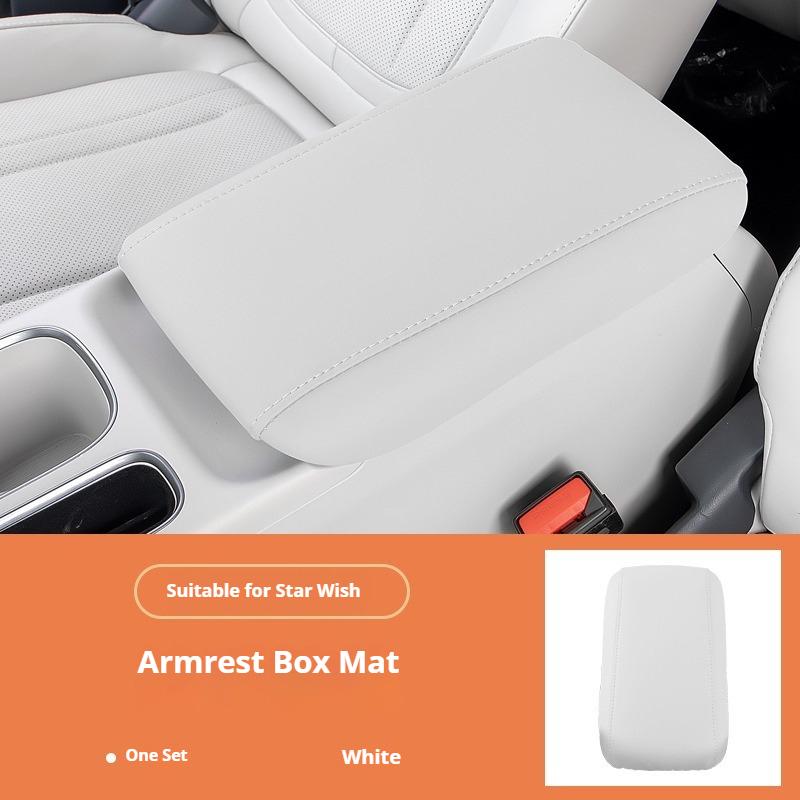 For Geely EX2 Starry Center Armrest Cover Leather Protector Central Console Pad Elbow Support Pad Car Accessories