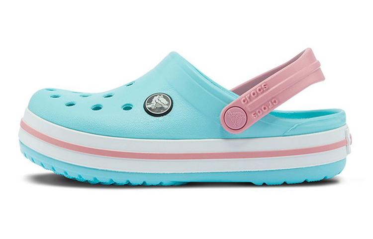 Crocs Bayaband Crocband Slip Resistant Abrasion Resistant Children s Sandals Blue White Kids  207006-4S3 33-34