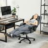 Massage Office Chair, USB Interface, Swivel Casters, Dark Grey