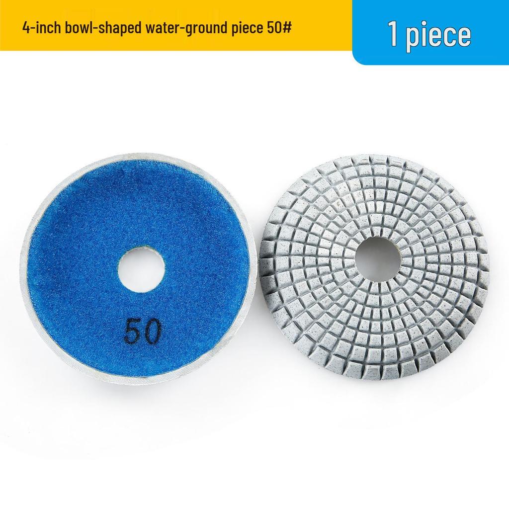 Diamond Bowl-Shaped Round Bottom Polishing Disc for Granite and Marble Angle Grinders