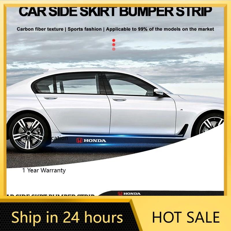 2025 Hot Carbon Adesivo Striscia Sottoporta Laterale per Portiera Auto Antigraffio Adesivo di Modifica Per Honda Accord CRV HRV Jazz City Odyssey Ja