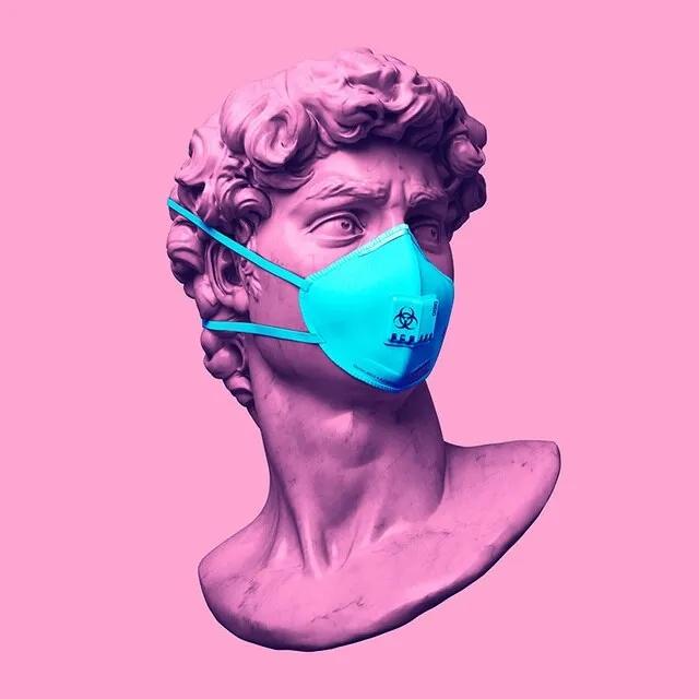 Modern Apollo Marble Sculpture Canvas Painting David Popolo Posters and Prints Wall Prints Canvas Pictures Home Room Decoration