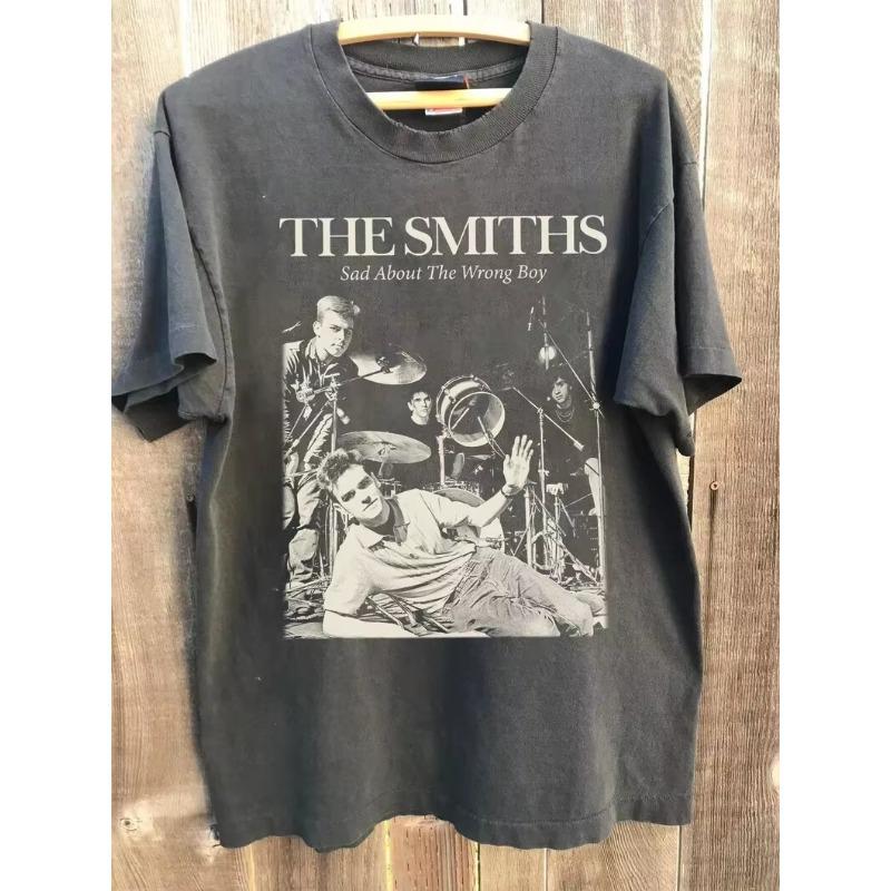 The Smiths Sad about The Wrong Boy Spring/Summer New Men s Casual Unisex T-shirt S разноцветный