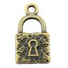 Key Charms Multi Color Alloy Locks Pendants For Romantic Themed Jewelry