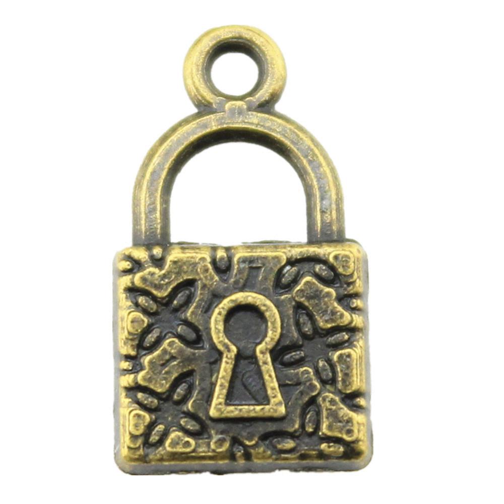 Key Charms Multi Color Alloy Locks Pendants For Romantic Themed Jewelry