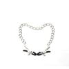 New Stainless Steel Metal Chain Nipple Milk Clips Breast Clip Sex Slaves Nipple Clamps Sex Toys Butterfly Style For