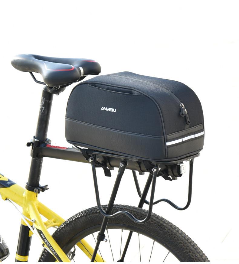 Bicycle & Scooter Rear Seat Pannier: Battery & Storage Tail Bag for Mountain Bikes & Motorcycles