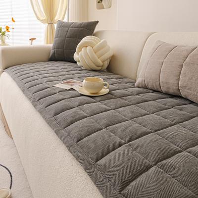 Nový Kordový Prošívaný Přehoz na Pohovku Čtyřsezónní Univerzální Zesílený Protiskluzový Odolný proti Nečistotám a Poškrábání Kočkou Krycí Látka Ručník