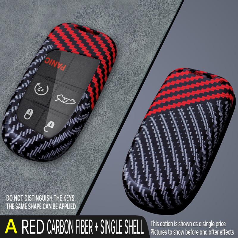 5 Buttons Car Key Cover Case Protect For Jeep Grand Cherokee Compass Dodge Charger Chrysler 200 300C FIat Key Chain Auto Parts