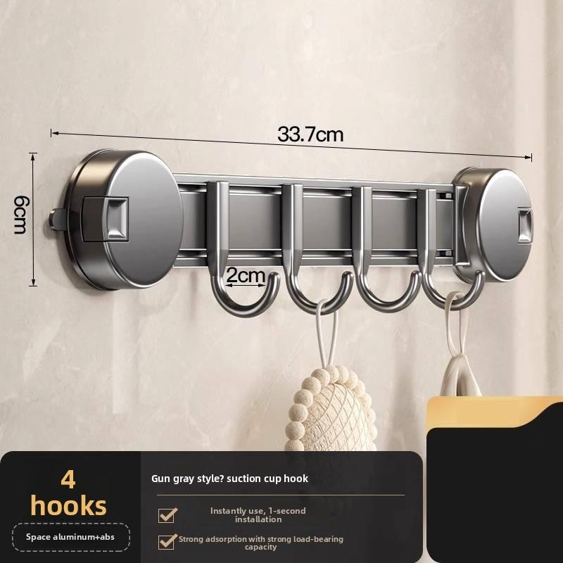 Heavy Duty Suction Cup Hook Set With Hooks For Bathroom Kitchen Wall Mountings