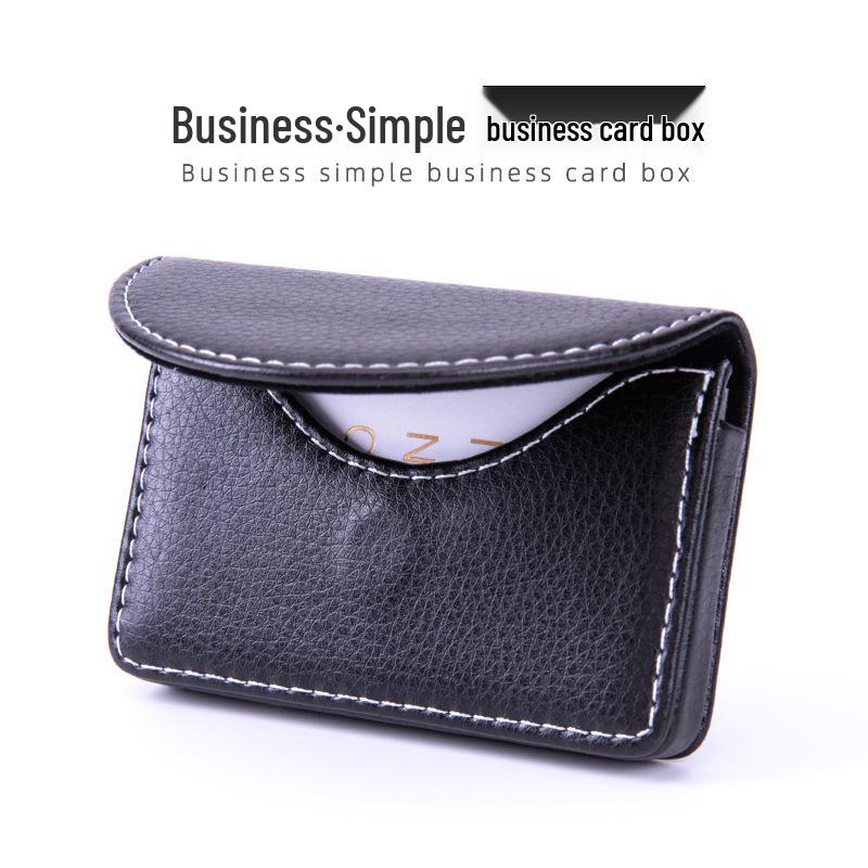 Magnetic Closure Metal Business Card Holder | Elegant Custom Cover Design