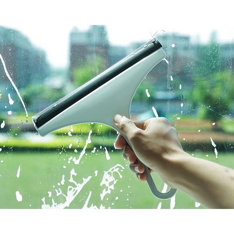 Plus Nao Glass Wiper Squeegee Squeegee Drainer Wiper with Handle Cleaning Supplies Drainer Window Cleaning Mirror Mirror Car Wash Goods - Green
