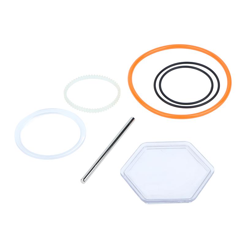 Rotary Tumbler Replacement Rubber Roller Belt Jewelry Polisher Seal Bucket Lid Kt6808 Finishing Machine Repair Accessory