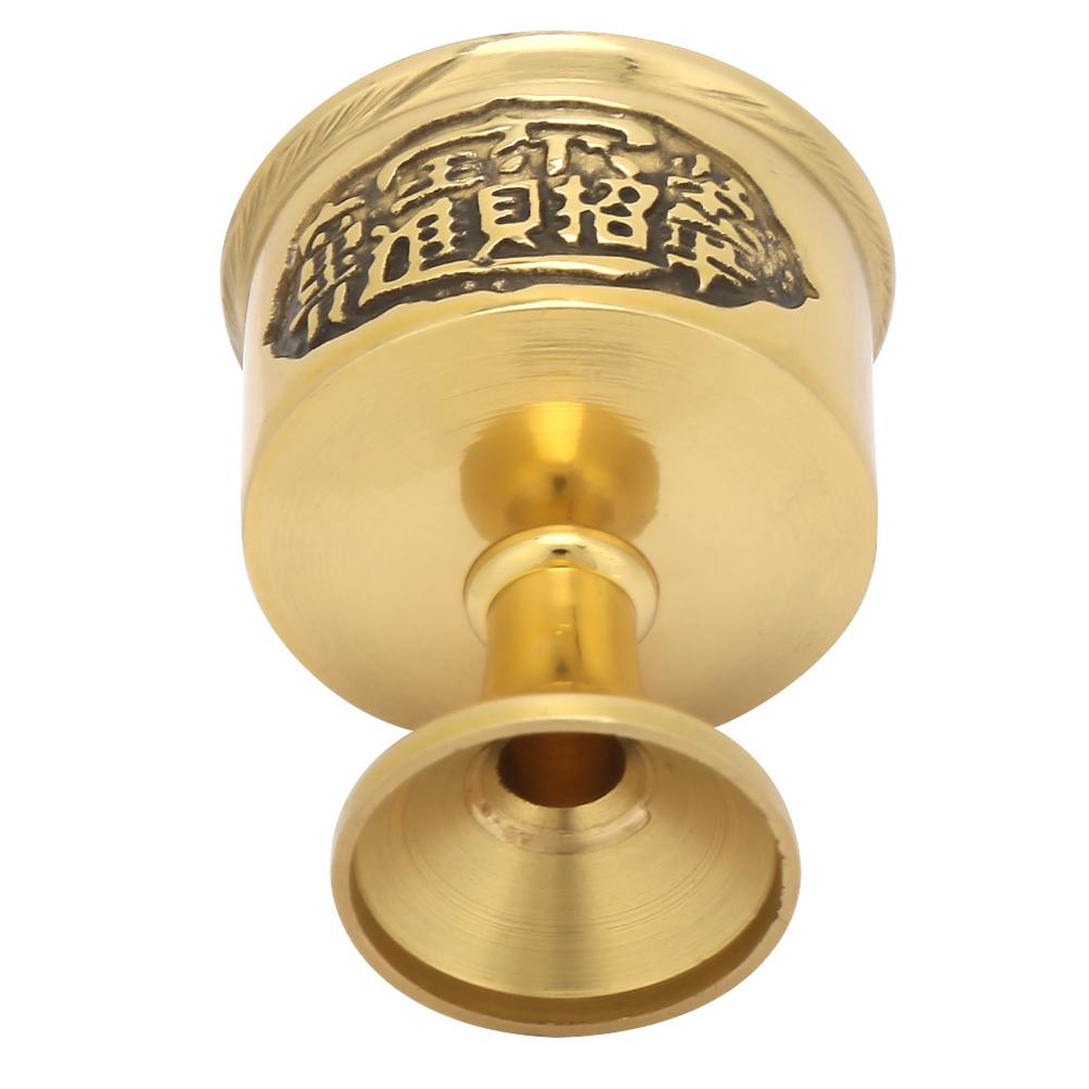 Popular Practical Pure Brass Cup Worship the Buddha of Water Wine Cup Worship Supply Middle