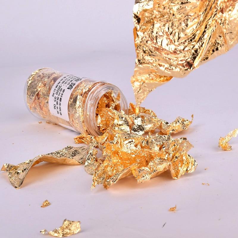 1 Bottles Gold Foil of The Candle 2g Wax Foil Handmade Candles Creative Scented Candles DIY Materials Mousse Foil Decoration