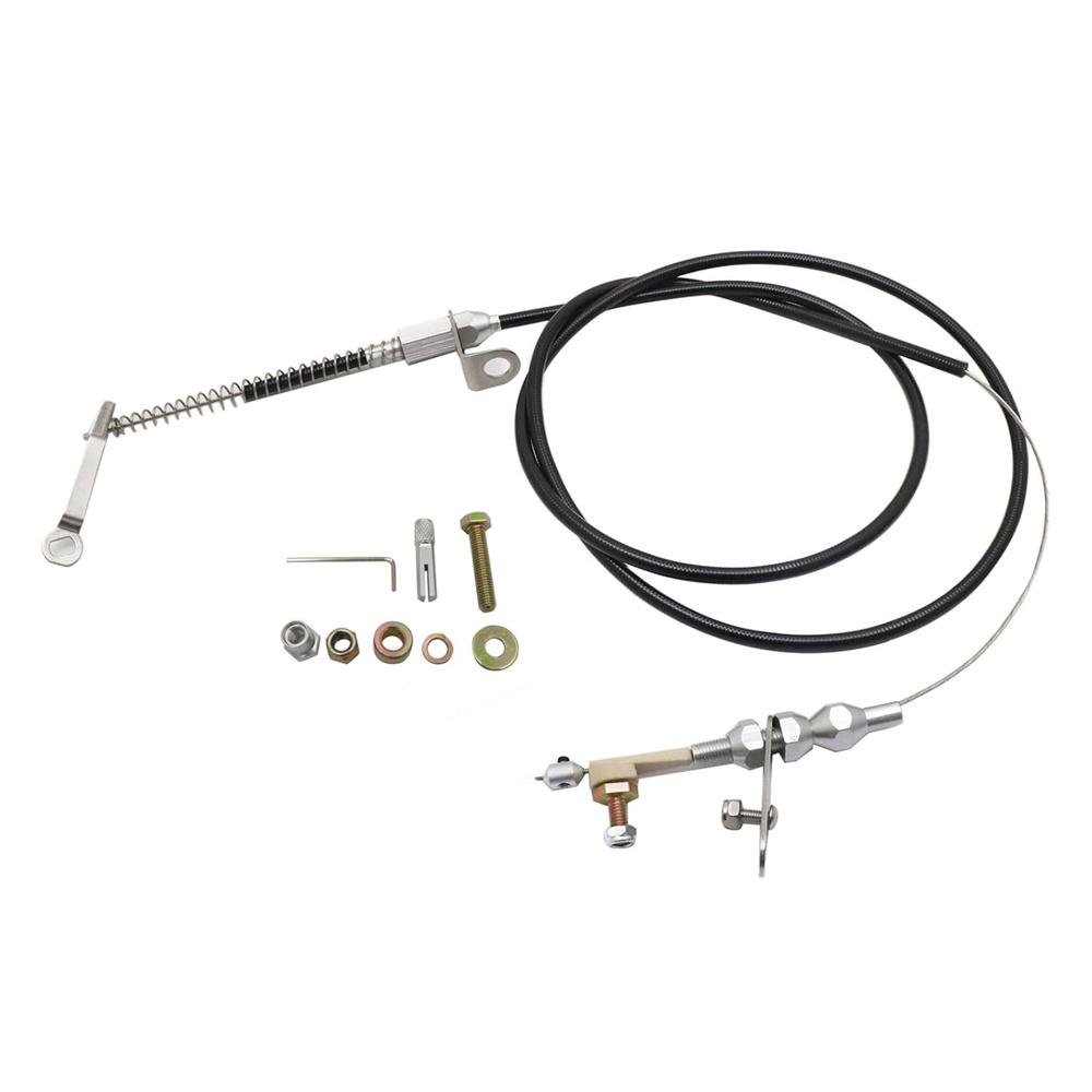 New Black Kickdown Cable Kit KD-2AODU For Ford/AOD Lokar E-150 F-150