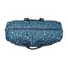 Folding Boston Bag, Large, Miffy HPL0004, B273, Navy Small Flowers