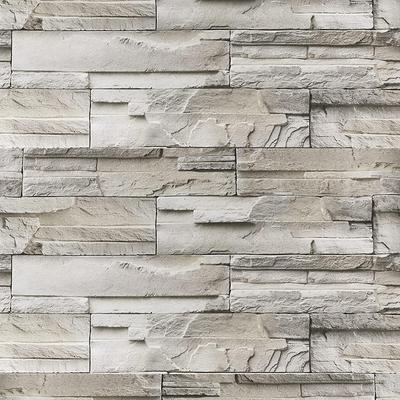 Stone Peel And Stick Wallpaper Faux Brick Vinyl Self-adhesive 3D Wallpaper For Bedroom Living Room Walls Home Decoration Sticker
