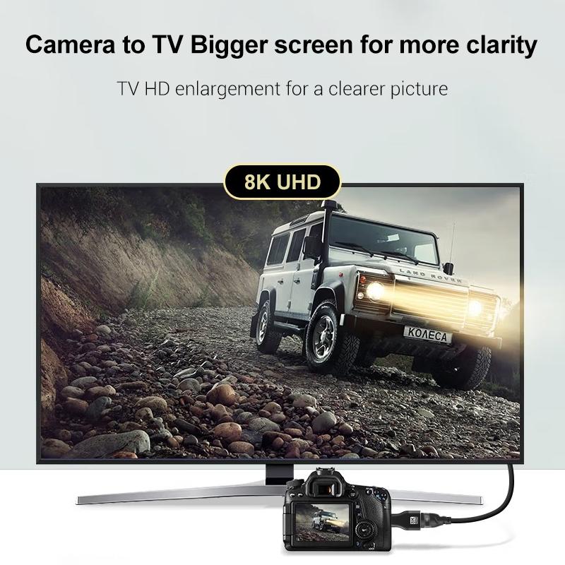 8K HDTV Male To Female Adapter Connector Converter HDMI L Shape Angle 90 270 Degree Gold Plated Support 8K@60Hz For PC Laptops
