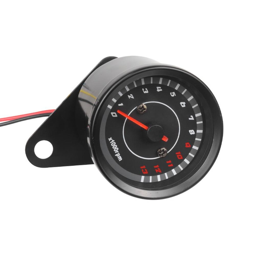 Motorcycle LED Tachometer Speedometer Gauge for RPM Tracking Accurate Readings Compatible with Standard Motorcycles